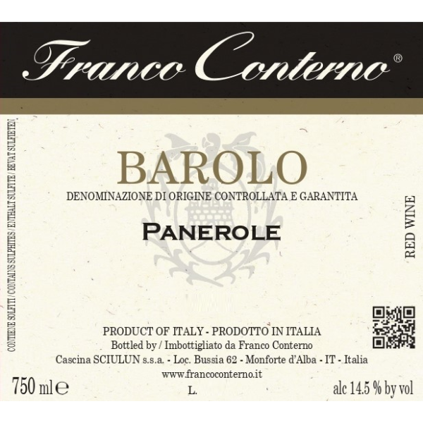 Franco Conterno Barolo Panerole